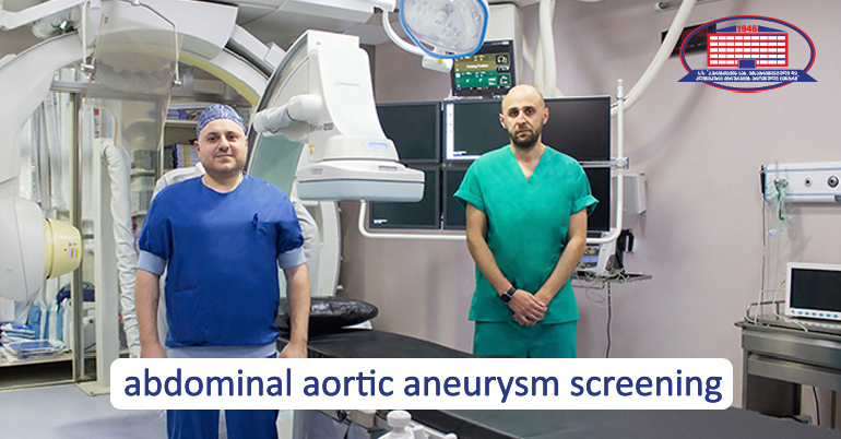 Abdominal aortic aneurysm – we offer you an abdominal aortic aneurysm screening